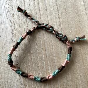 Heliane Bracelet anklet trendy comfortable tie embroidery thread woven gift